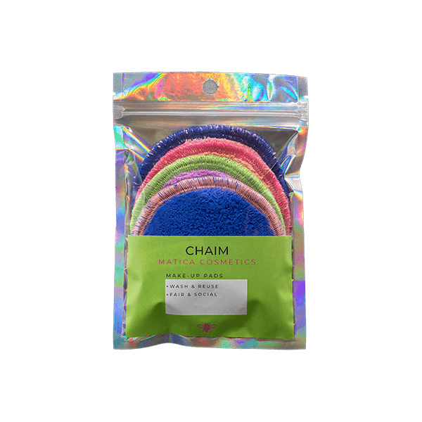 Matica Cosmetics Naturkosmetik aus Hamburg 4erSet waschbare Abschminkpads – bunt