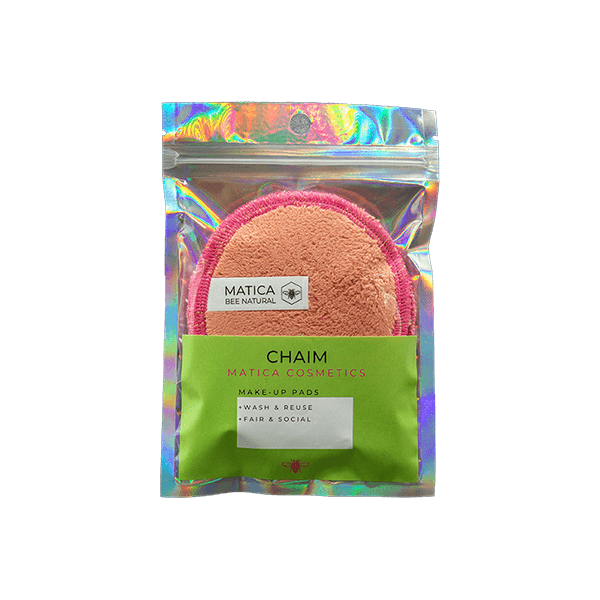 Matica Cosmetics Naturkosmetik aus Hamburg nachhaltiges Abschminkpad Tüte Pfirsich
