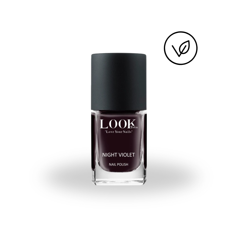 Look To Go Night Violet veganer Nagellack Flasche
