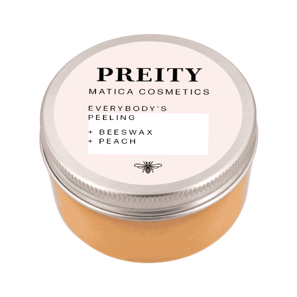 Das PREITY Peeling reinigt sanft, spendet Feuchtigkeit, fördert die Zellproduktion und versorgt die Haut mit Vitaminen für ein zartes, gepflegtes Hautbild.