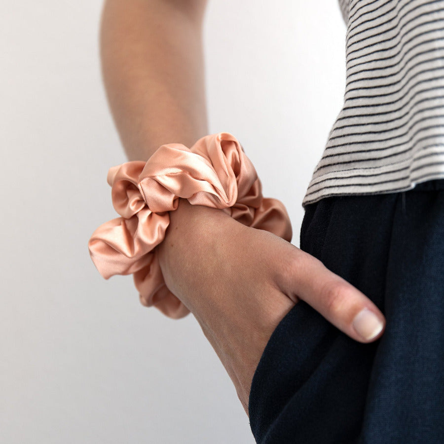 Scrunchie Matica Cosmetics Peach Haargummi Hamburg Nachhaltig