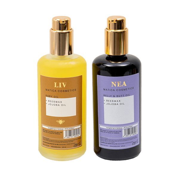 Matica Cosmetics Naturkosmetik aus Hamburg Babyöl Belly & Butt Oil Schwangerschaftsöl