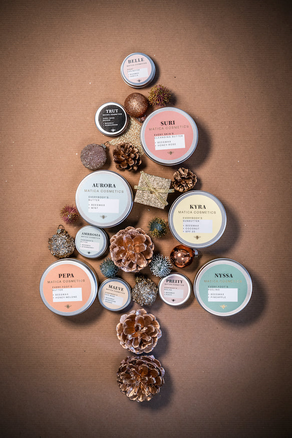 Naturkosmetik an Weihnachten mit Matica Cosmetics