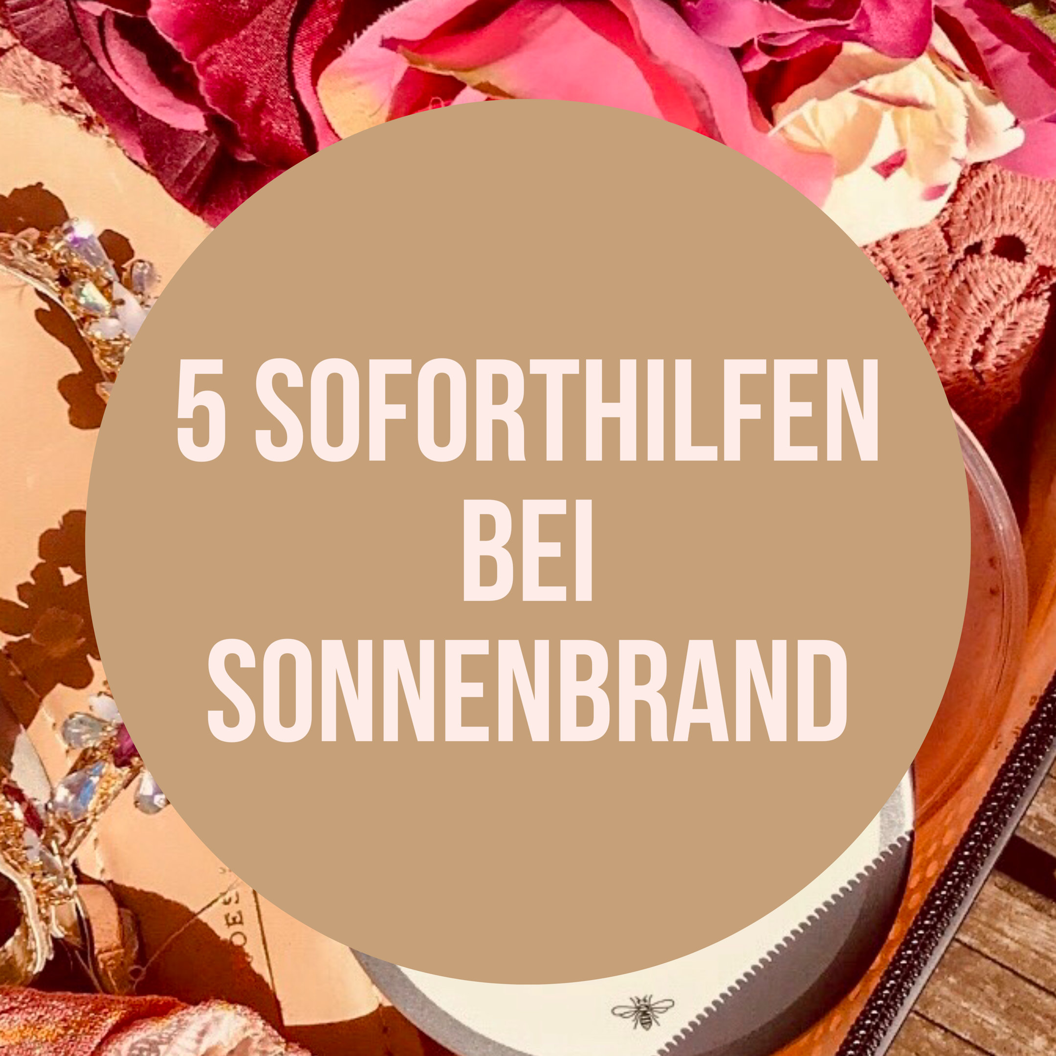 Hilfe beim Sonnenbrand mit natürlicher Kosmetik von Matica