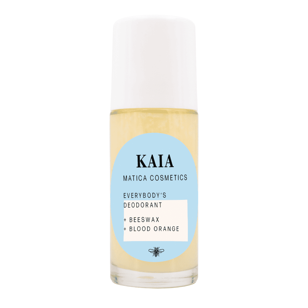 Deoroller KAIA – schützt vor Gerüchen, duftet nach Blutorange und pflegt mit Bienenwachs. Zusammensetzung: Bienenwachs, Blutorangenöl, natürliche Duftstoffe. Nachfüllbar, nachhaltig verpackt.