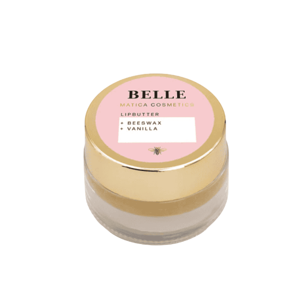 Lippenbutter BELLE – pflegt trockene, spröde Lippen mit Bienenwachs und Vanilleduft.