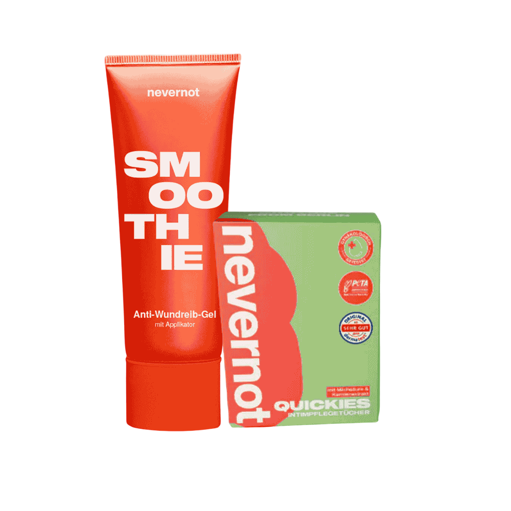 NeverNot Intimpflege-Tücher und Wundschutzgel im Set – für frisches, geschütztes Wohlgefühl jederzeit und überall.