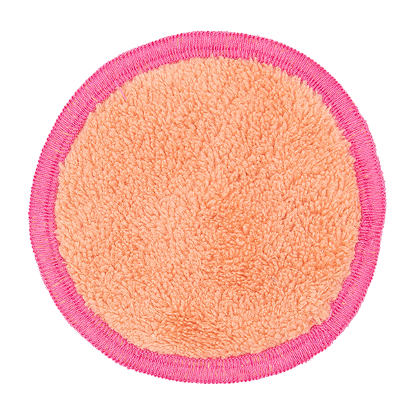 Matica Cosmetics Naturkosmetik aus Hamburg wiederverwendbare Make-Up Pad Pfirsich Rosa Nachhaltig